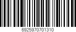 Código de barras (EAN, GTIN, SKU, ISBN): '6925970701310'