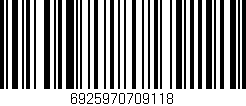 Código de barras (EAN, GTIN, SKU, ISBN): '6925970709118'