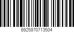 Código de barras (EAN, GTIN, SKU, ISBN): '6925970713504'