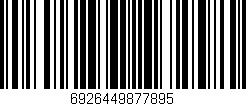 Código de barras (EAN, GTIN, SKU, ISBN): '6926449877895'