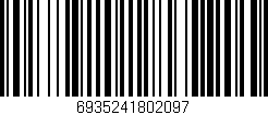 Código de barras (EAN, GTIN, SKU, ISBN): '6935241802097'