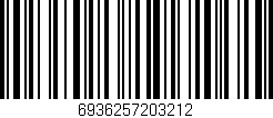 Código de barras (EAN, GTIN, SKU, ISBN): '6936257203212'