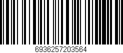 Código de barras (EAN, GTIN, SKU, ISBN): '6936257203564'