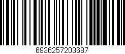 Código de barras (EAN, GTIN, SKU, ISBN): '6936257203687'
