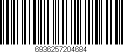 Código de barras (EAN, GTIN, SKU, ISBN): '6936257204684'