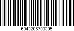 Código de barras (EAN, GTIN, SKU, ISBN): '6943206700395'