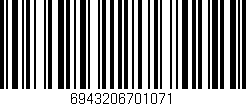 Código de barras (EAN, GTIN, SKU, ISBN): '6943206701071'