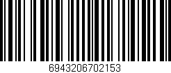 Código de barras (EAN, GTIN, SKU, ISBN): '6943206702153'