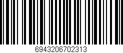 Código de barras (EAN, GTIN, SKU, ISBN): '6943206702313'