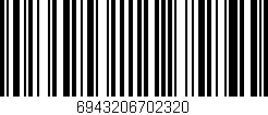 Código de barras (EAN, GTIN, SKU, ISBN): '6943206702320'
