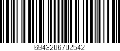 Código de barras (EAN, GTIN, SKU, ISBN): '6943206702542'