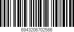 Código de barras (EAN, GTIN, SKU, ISBN): '6943206702566'