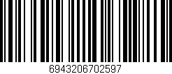 Código de barras (EAN, GTIN, SKU, ISBN): '6943206702597'