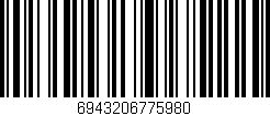 Código de barras (EAN, GTIN, SKU, ISBN): '6943206775980'