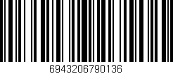 Código de barras (EAN, GTIN, SKU, ISBN): '6943206790136'