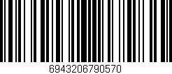 Código de barras (EAN, GTIN, SKU, ISBN): '6943206790570'