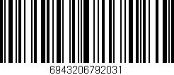 Código de barras (EAN, GTIN, SKU, ISBN): '6943206792031'