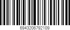 Código de barras (EAN, GTIN, SKU, ISBN): '6943206792109'