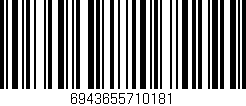 Código de barras (EAN, GTIN, SKU, ISBN): '6943655710181'