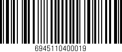 Código de barras (EAN, GTIN, SKU, ISBN): '6945110400019'