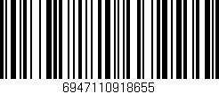 Código de barras (EAN, GTIN, SKU, ISBN): '6947110918655'