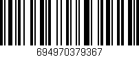 Código de barras (EAN, GTIN, SKU, ISBN): '694970379367'