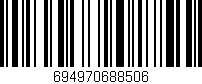 Código de barras (EAN, GTIN, SKU, ISBN): '694970688506'