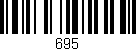Código de barras (EAN, GTIN, SKU, ISBN): '695'