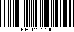 Código de barras (EAN, GTIN, SKU, ISBN): '6953041118200'