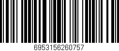 Código de barras (EAN, GTIN, SKU, ISBN): '6953156260757'