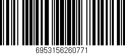 Código de barras (EAN, GTIN, SKU, ISBN): '6953156260771'