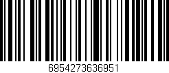 Código de barras (EAN, GTIN, SKU, ISBN): '6954273636951'