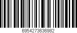 Código de barras (EAN, GTIN, SKU, ISBN): '6954273636982'