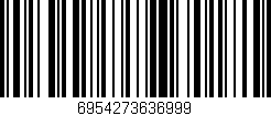 Código de barras (EAN, GTIN, SKU, ISBN): '6954273636999'