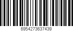 Código de barras (EAN, GTIN, SKU, ISBN): '6954273637439'