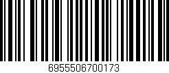 Código de barras (EAN, GTIN, SKU, ISBN): '6955506700173'