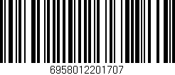 Código de barras (EAN, GTIN, SKU, ISBN): '6958012201707'