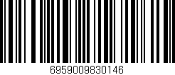 Código de barras (EAN, GTIN, SKU, ISBN): '6959009830146'