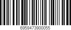 Código de barras (EAN, GTIN, SKU, ISBN): '6959473900055'