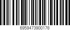 Código de barras (EAN, GTIN, SKU, ISBN): '6959473900178'