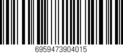 Código de barras (EAN, GTIN, SKU, ISBN): '6959473904015'