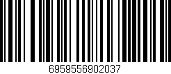 Código de barras (EAN, GTIN, SKU, ISBN): '6959556902037'
