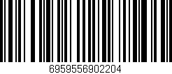 Código de barras (EAN, GTIN, SKU, ISBN): '6959556902204'