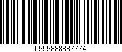 Código de barras (EAN, GTIN, SKU, ISBN): '6959888887774'