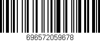 Código de barras (EAN, GTIN, SKU, ISBN): '696572059678'