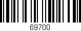 Código de barras (EAN, GTIN, SKU, ISBN): '69700'