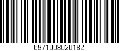Código de barras (EAN, GTIN, SKU, ISBN): '6971008020182'