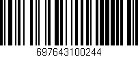 Código de barras (EAN, GTIN, SKU, ISBN): '697643100244'