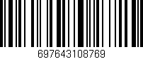Código de barras (EAN, GTIN, SKU, ISBN): '697643108769'