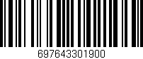 Código de barras (EAN, GTIN, SKU, ISBN): '697643301900'